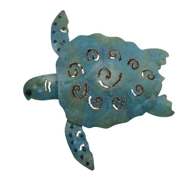 Vintage Metal Sea Turtle Hatchling Set Of 3 Regal Art & Gift Wall Decor 2005 - Picture 2 of 4